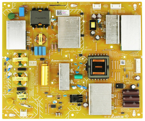 Sony XBR-55X855G 1-474-731-21 AP-P242AMB 2955046804 Power Supply Board Mail-in Repair Service