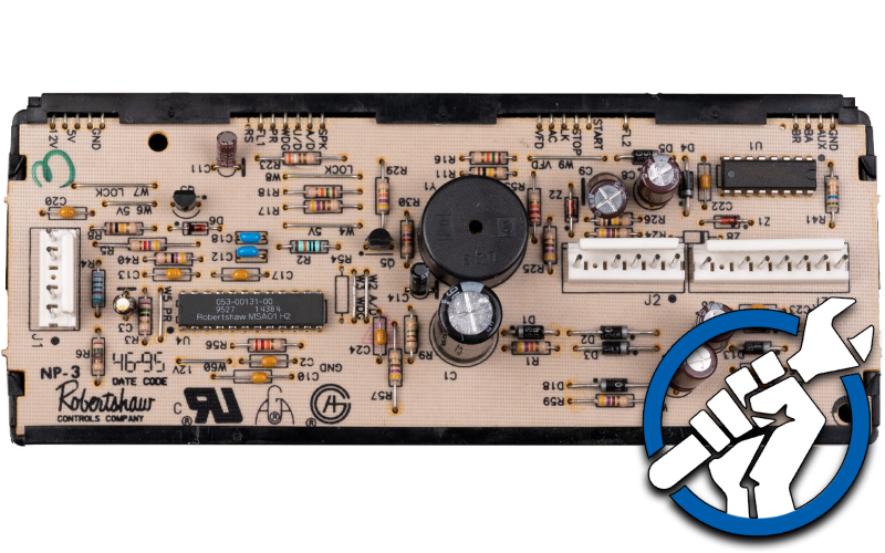 Oven Control Board 12001607 + Relay board WP74001870 Repair Service