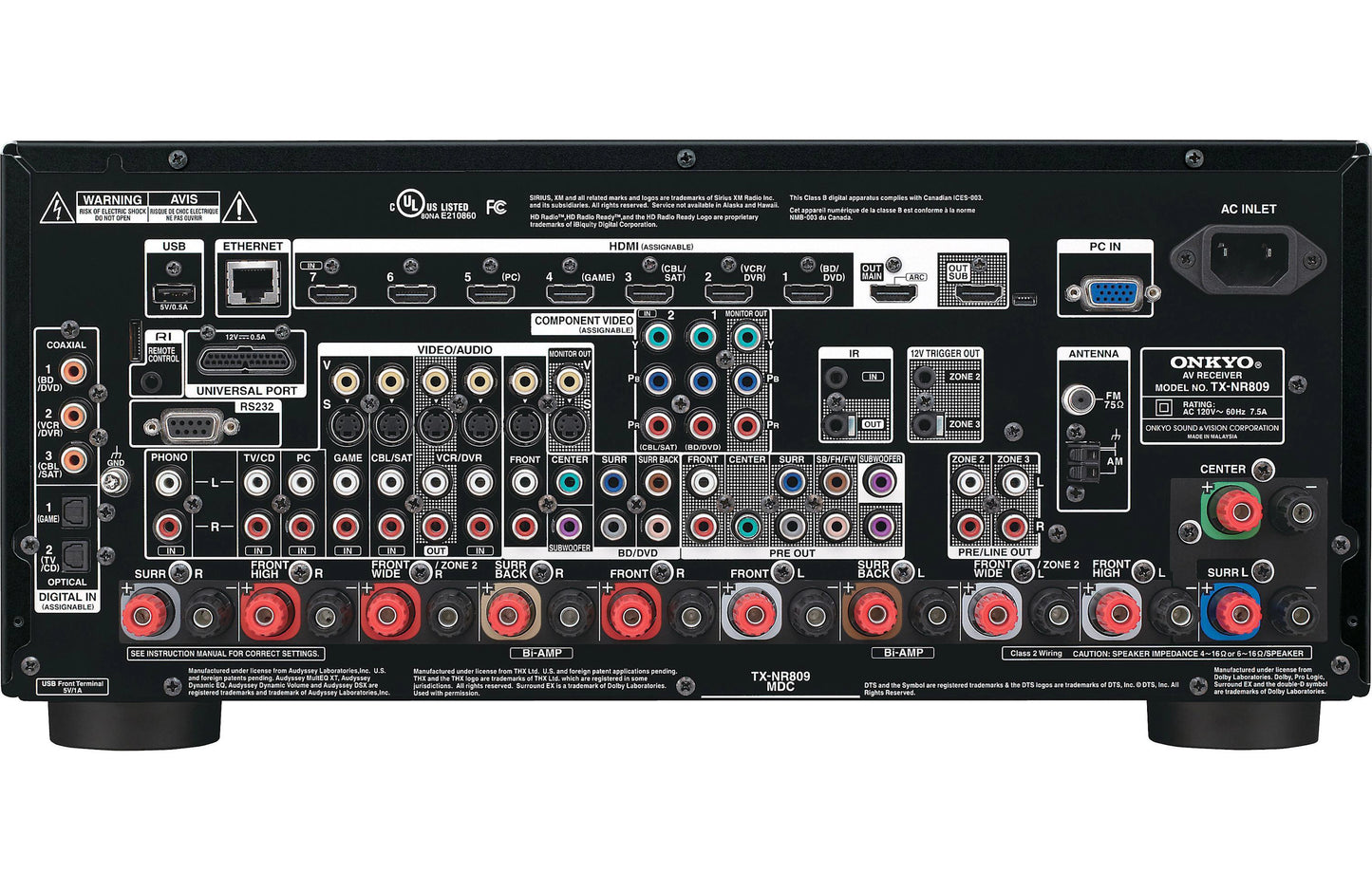 Onyko TX-NR809 7.2 Channel Network A/V Receiver For Sale