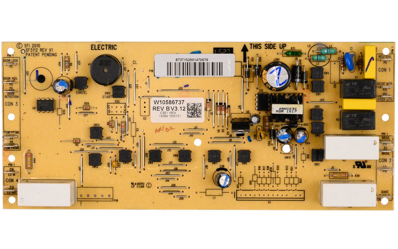 WPW10586737 Oven Control Board Repair Service