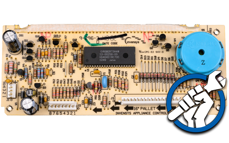 Oven Control Board 00702451 w/ WP74006612 + 12001914 Relay Modules Repair Service
