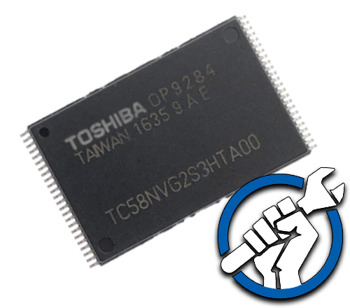 Sharp LC-70LE660U DKEYMG460FM02 (KG460WE) IC3101 NAND Parts Kit