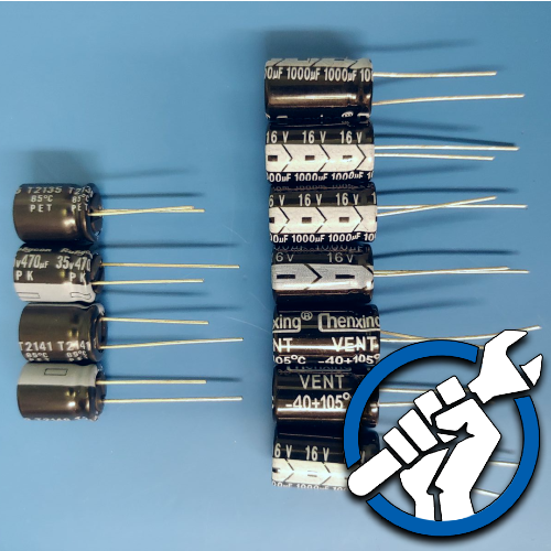 Vizio P602UI-B3 09-60CAP060-00 1P-1145800-1011 Power Supply Parts Kit