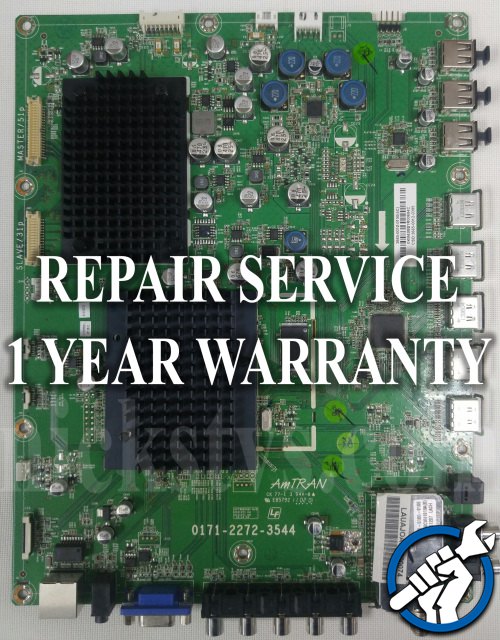 Vizio XVT3D650SV 3665-0012-0150 0171-2272-3544 Mainboard Repair Service