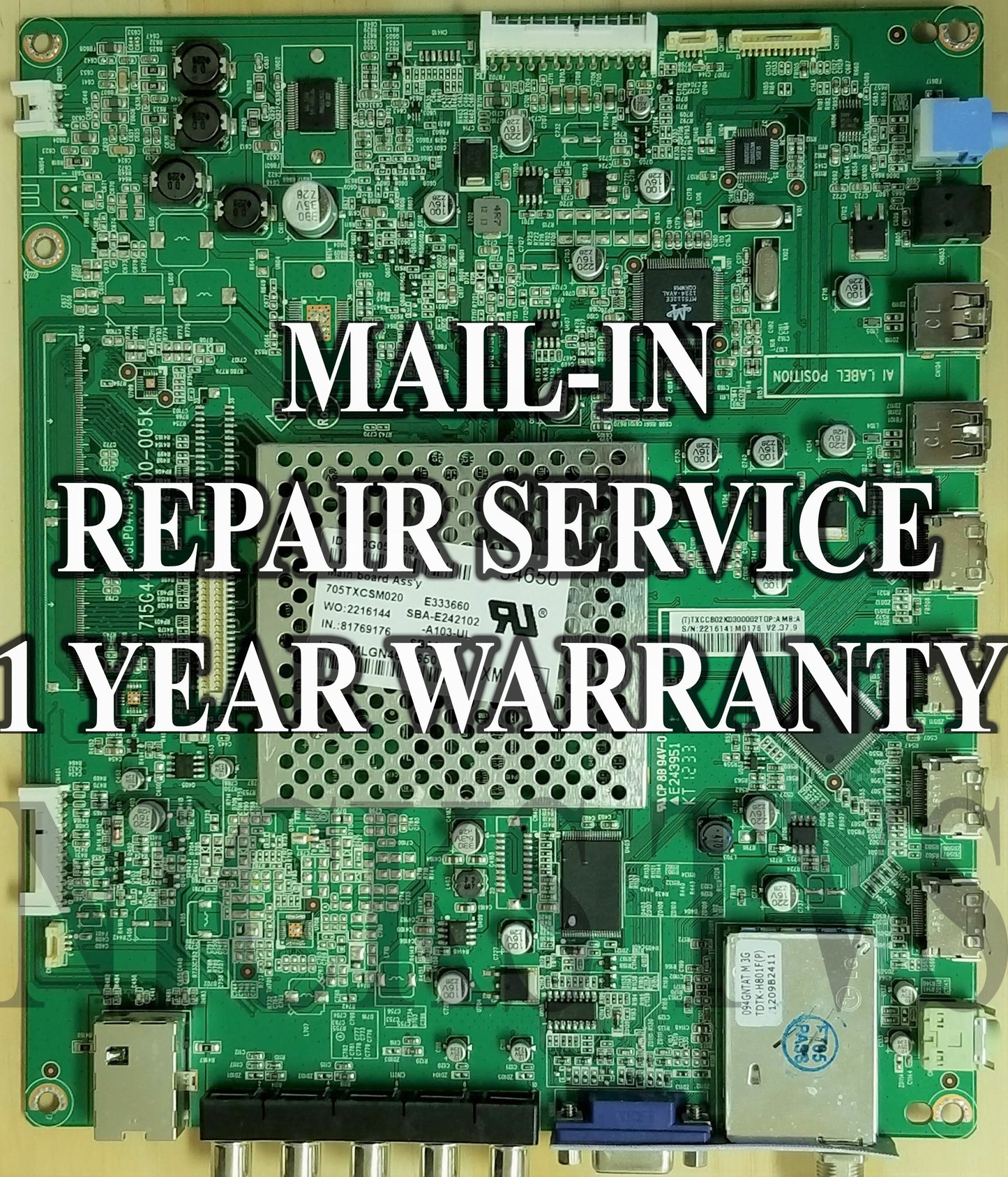 Vizio E551VA TXBCB2K111 715G4404-M01-000-005K Mainboard Repair Service