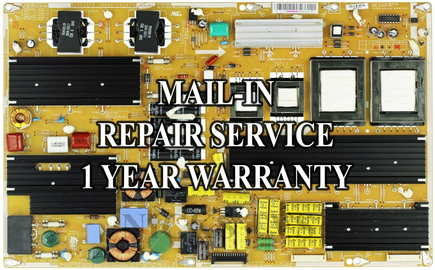 Mail-in Repair Service For Samsung BN44-00307A Power Supply UN55B8500 UN55B9000