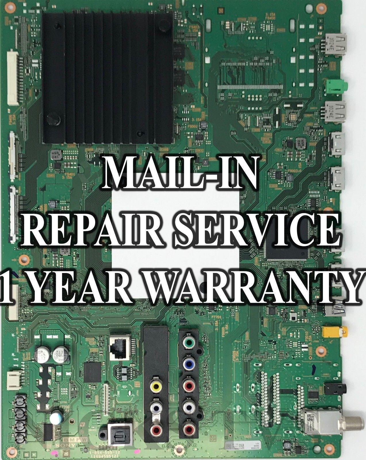 Sony XBR-43X830C XBR-49X830C XBR-55X810C Repair Service of Mainboard 1-894-595-11 1-894-595-12
