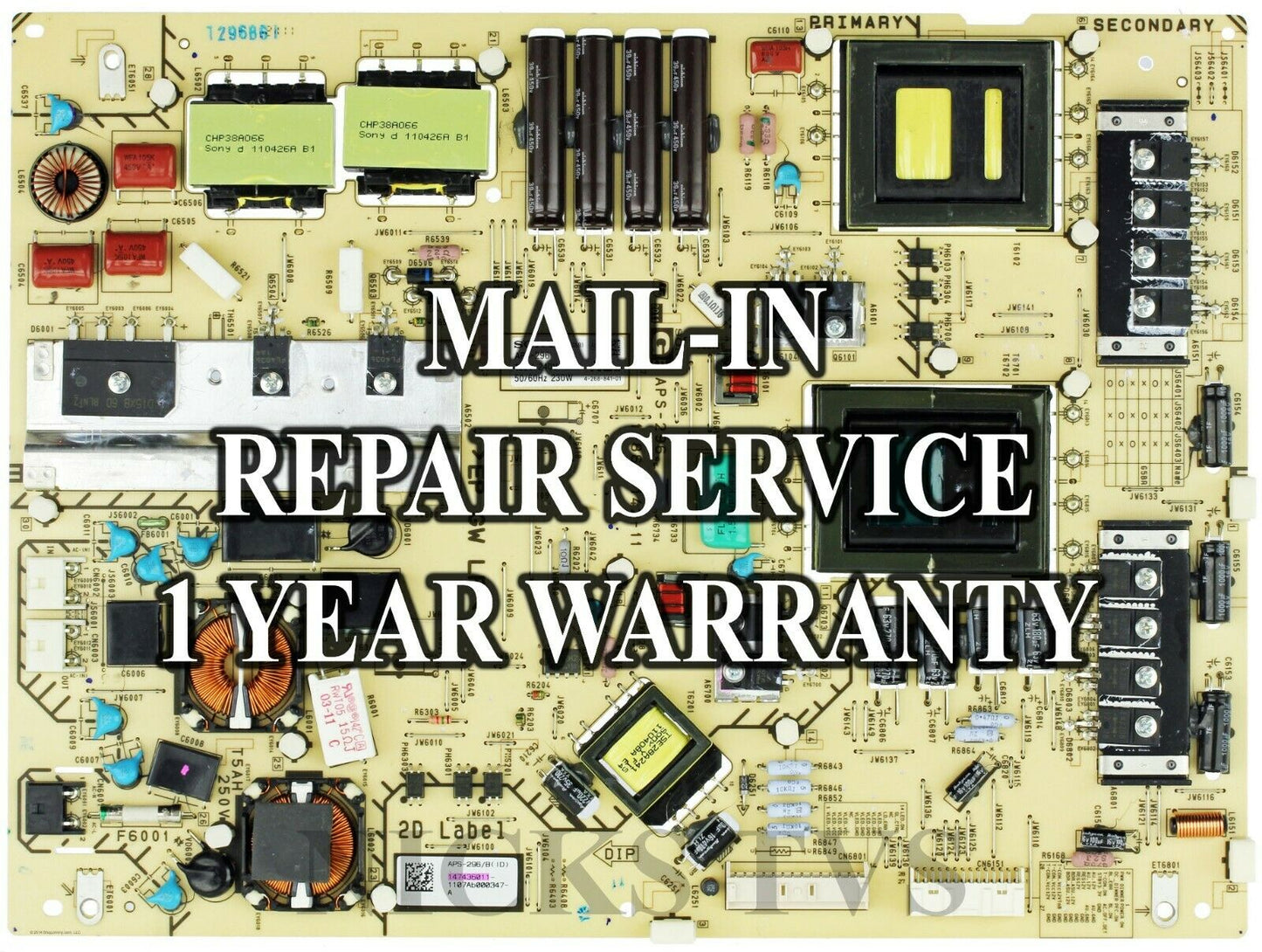 Mail-in Repair Service For Sony 147423911 APS-261 Power Supply