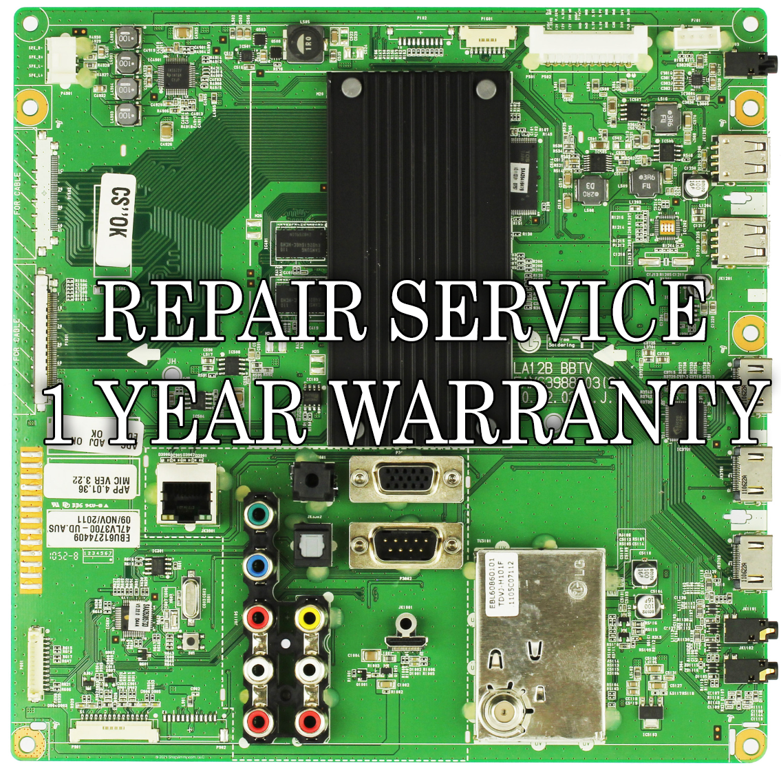 Mail-in Repair Service LG 55LV3700 MAINBOARD