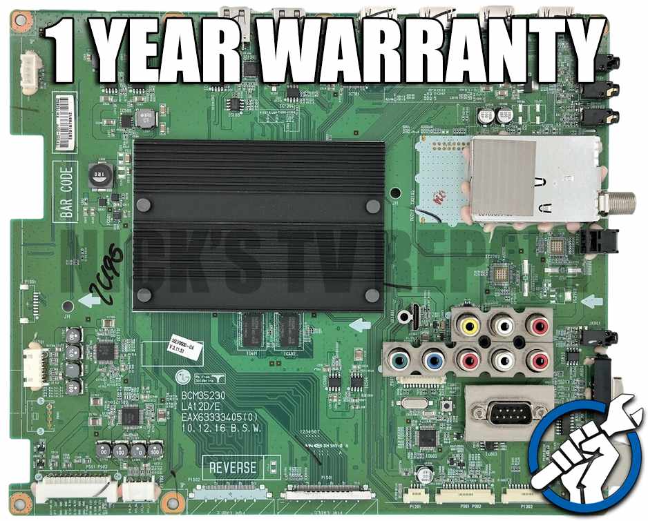 LG 55LV9500 EBT61579912 EAX633333405 Mainboard Repair Service