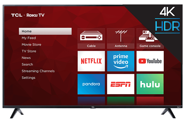 TCL 65S425 -  65-inch 4K UHD HDR Roku Smart TV