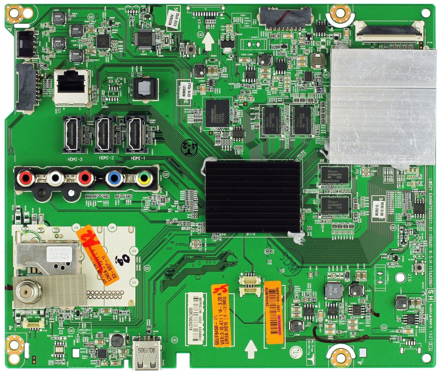 LG 55UF6450 EBT64048902 (EAX66703202) Mainboard Repair Service
