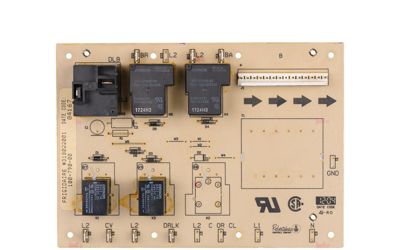Frigidaire Oven Control Board 318010501 w/ 318022000 318022001 Relay Boards Repair Service