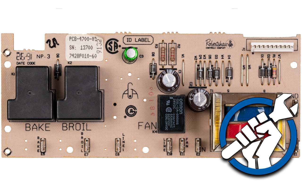 Oven Control Board 7601P207-60 Repair Service