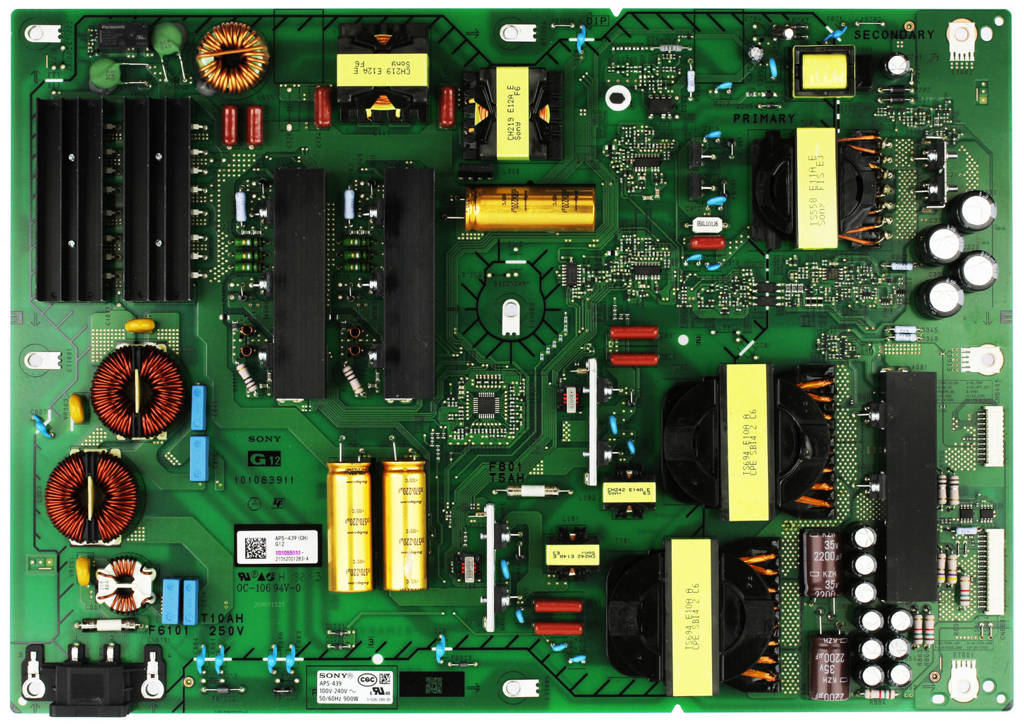 Sony XR-77A80J XR-77A80CJ 1-010-551-11 101055111 APS-439(CH) 209071327 G12 Power Supply Board Repair Service
