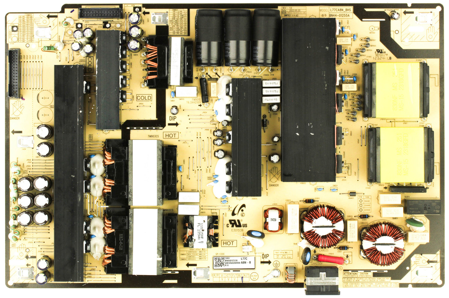Samsung QN77S84DBEXZA BN44-01255A L77CA8N_BHS Power Supply Repair Service