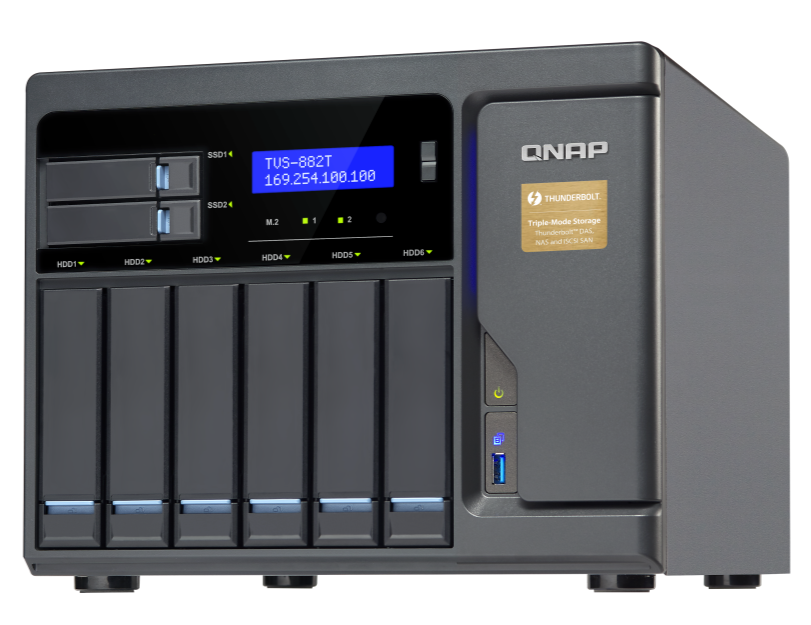 QNAP TVS-882 NAS Repair Service TVS-882T TVS-882BR TVS-882-i3-8G