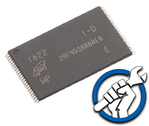 Sharp LC-55LE653U 3655-1102-0150 (0171-2271-5824) U53 NAND Parts Kit
