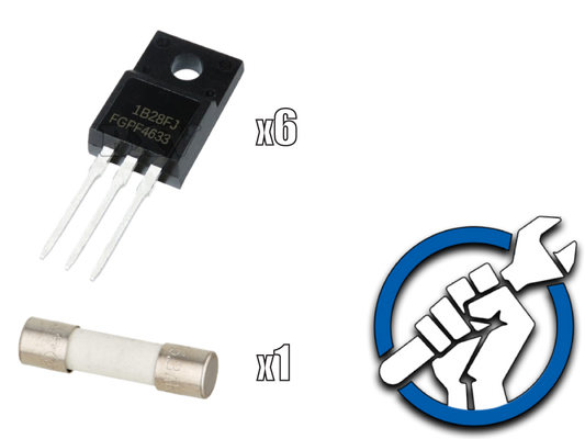 LG 60PV400-UB 60PV450-UA EBR73561701 (EAX64232101) Z-Sustain Parts Kit