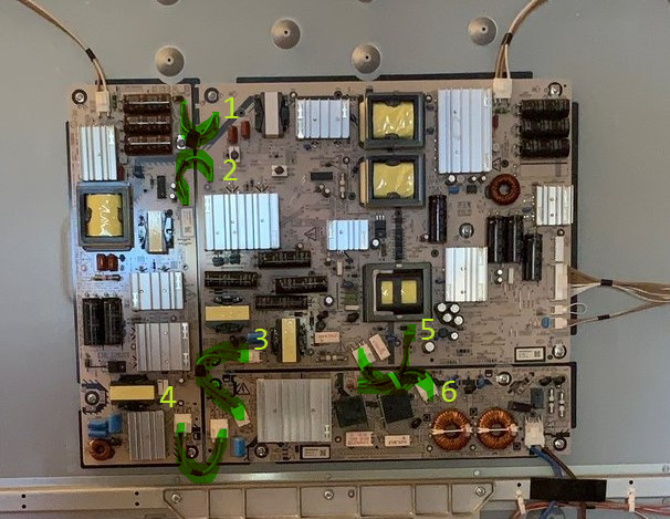 Panasonic TC-P65VT30 N0AE6KM00003 PS-319-M Power Supply Repair Service