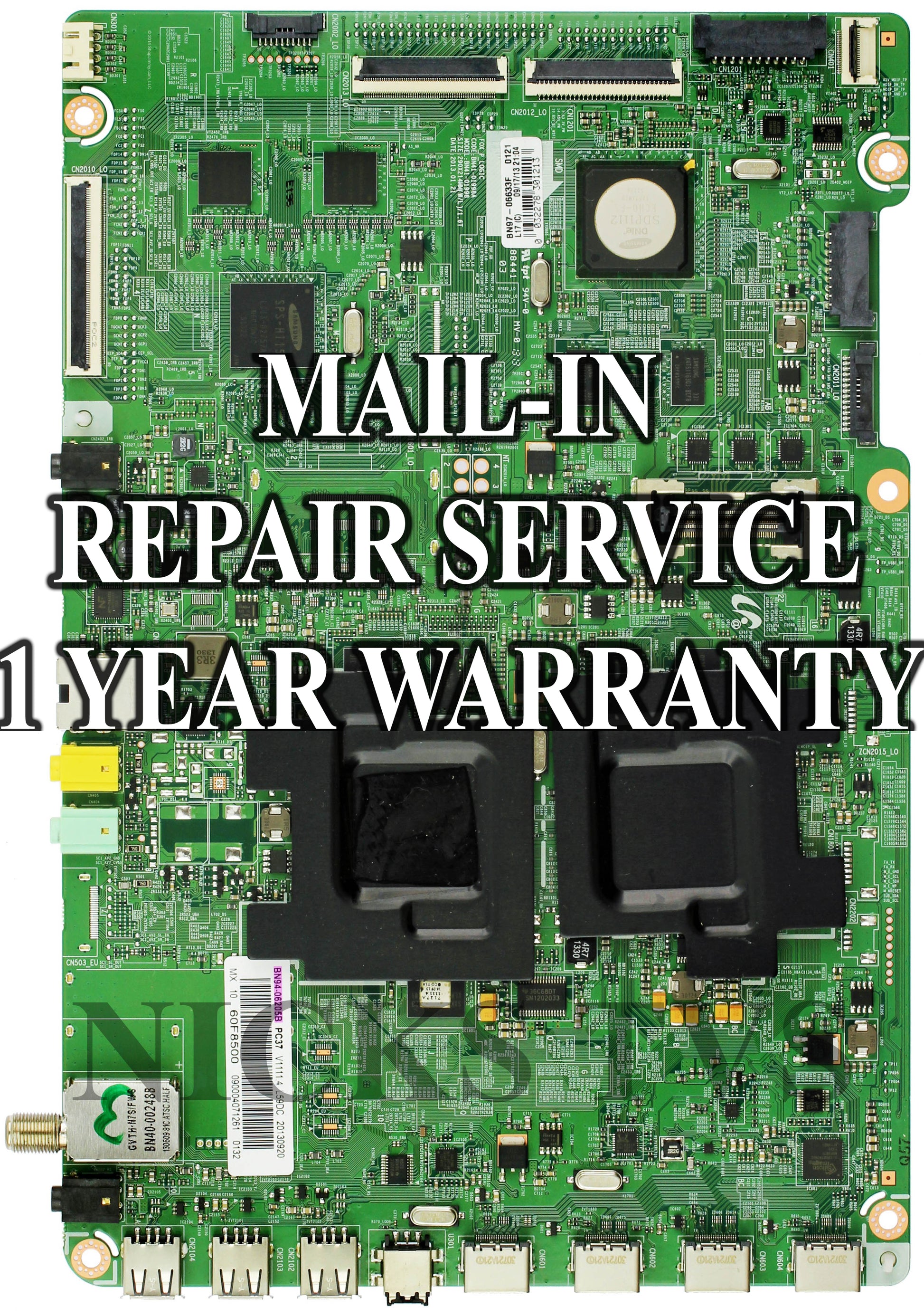 Mail-in Repair Service for PN60F8500 Main board BN94-06205B