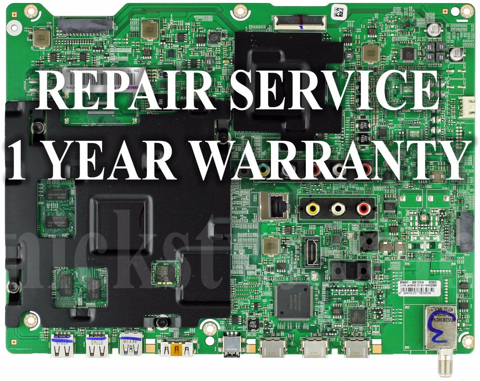 Mail-in Repair Service For Samsung BN94-07936X UN65HU8500FXZA 1 YEAR WARRANTY