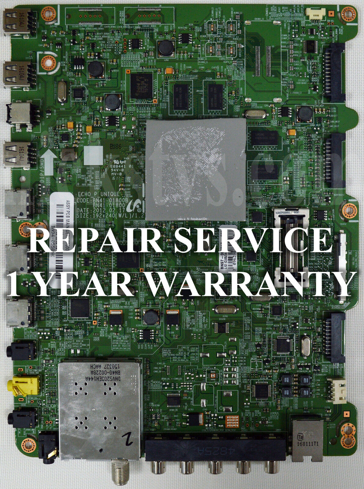 Mail-in Repair Service For Samsung UN46ES7500FXZA Mainboard and Power Supply 1 YEAR WARRANTY