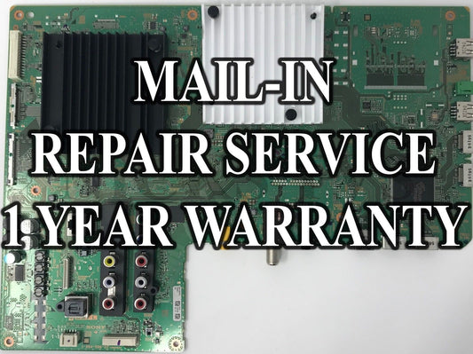 Sony XBR-55X850C XBR-65X850C XBR-75X850C A2072607B Repair and Return Service of Mainboard