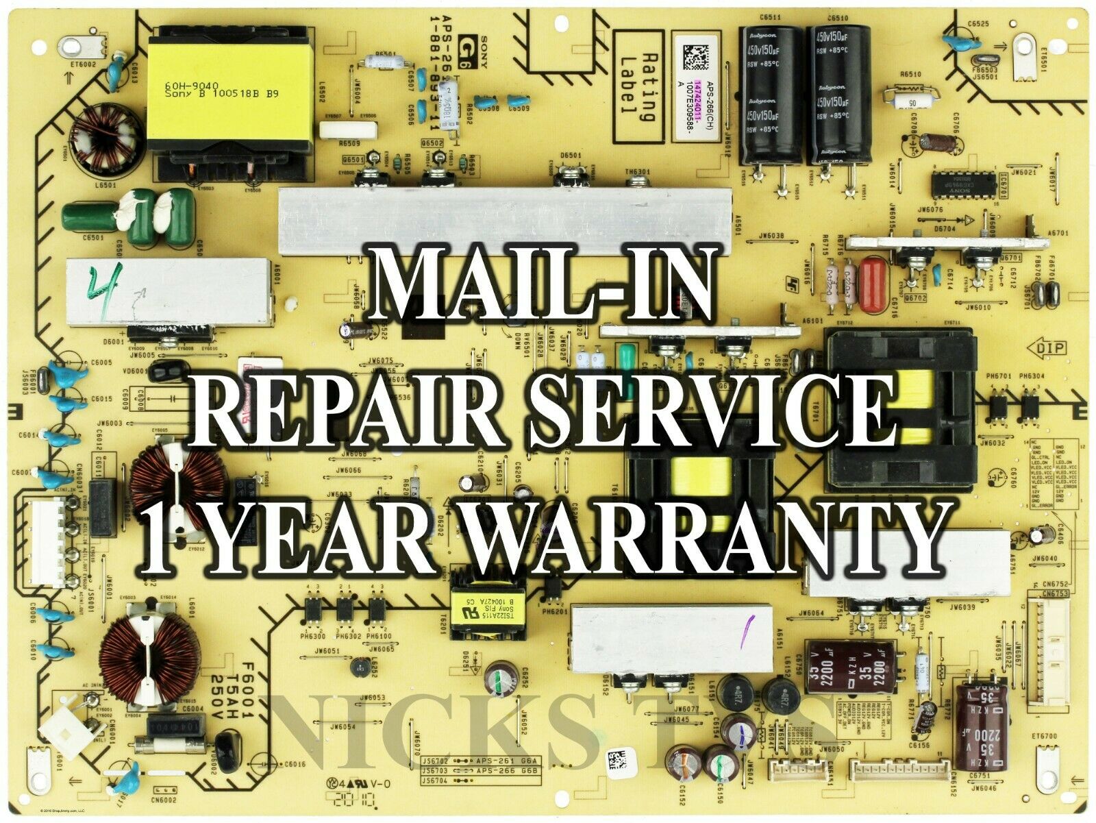 Mail-in Repair Service Sony 147424011 APS-266 Power Supply